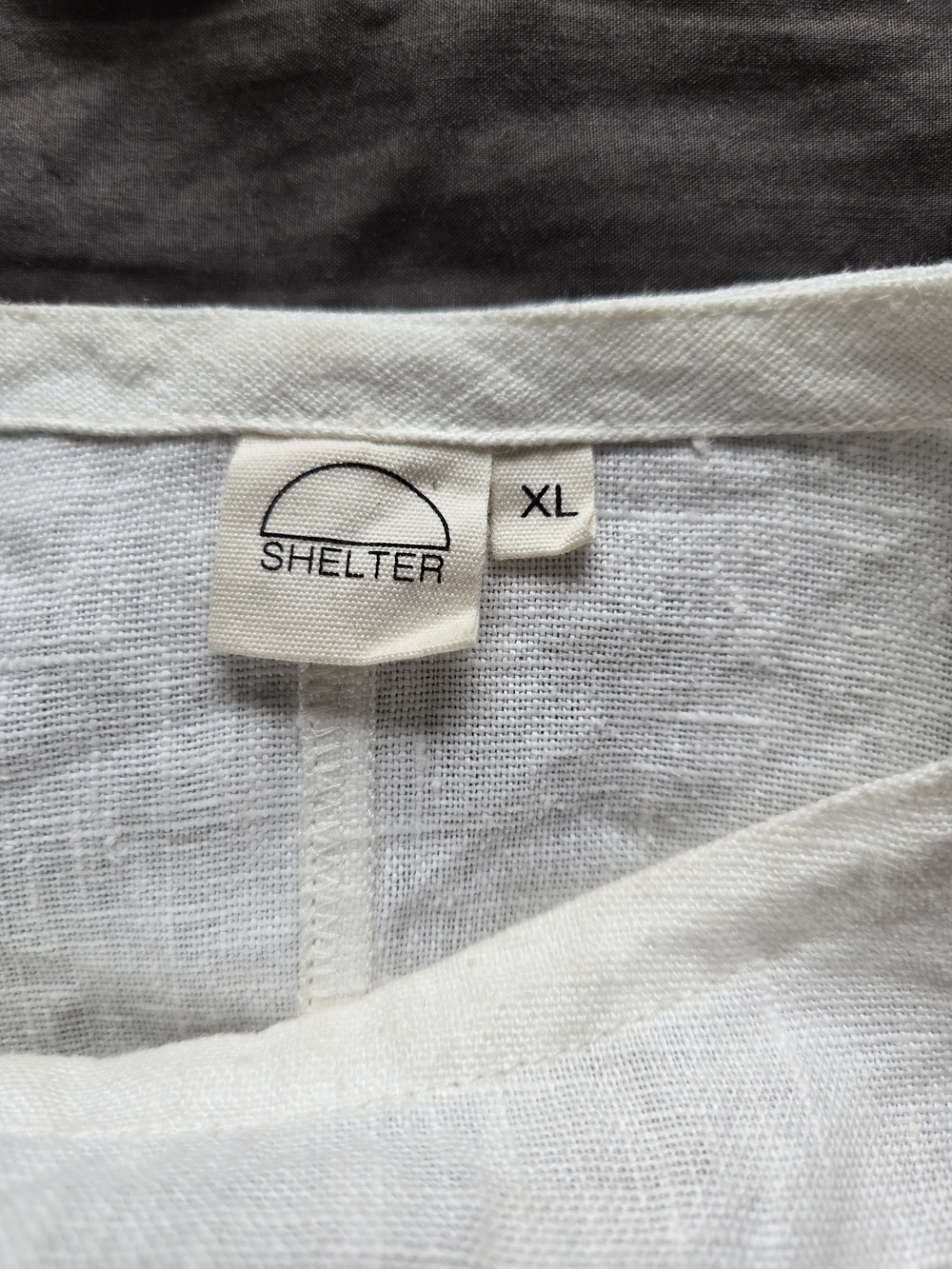 Shelter Gloria Top (White Linen Blouse) - Picture 7 of 9